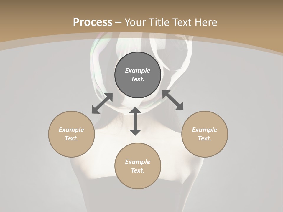 Body Aura Portrait PowerPoint Template