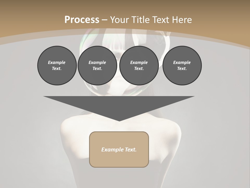 Body Aura Portrait PowerPoint Template