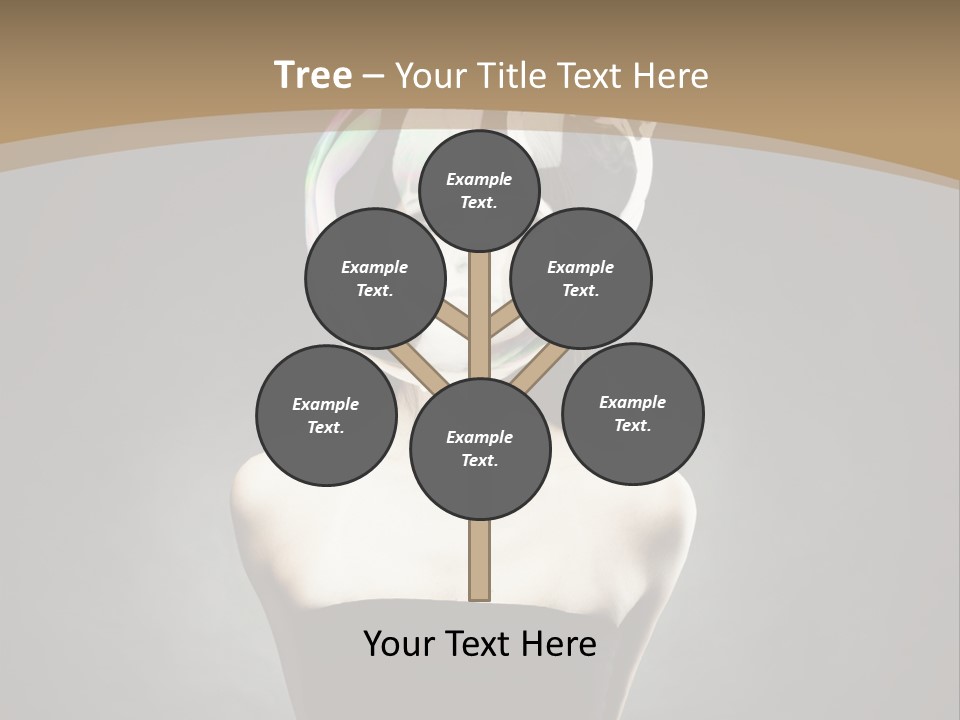 Body Aura Portrait PowerPoint Template