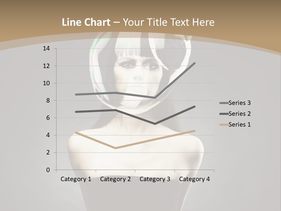 Body Aura Portrait PowerPoint Template