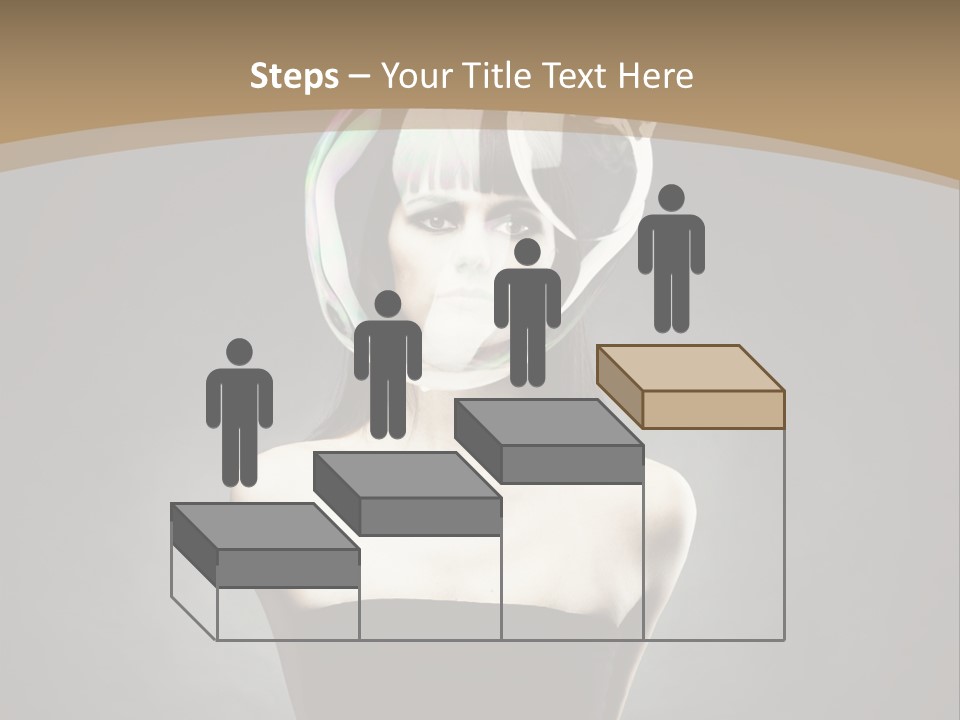 Body Aura Portrait PowerPoint Template