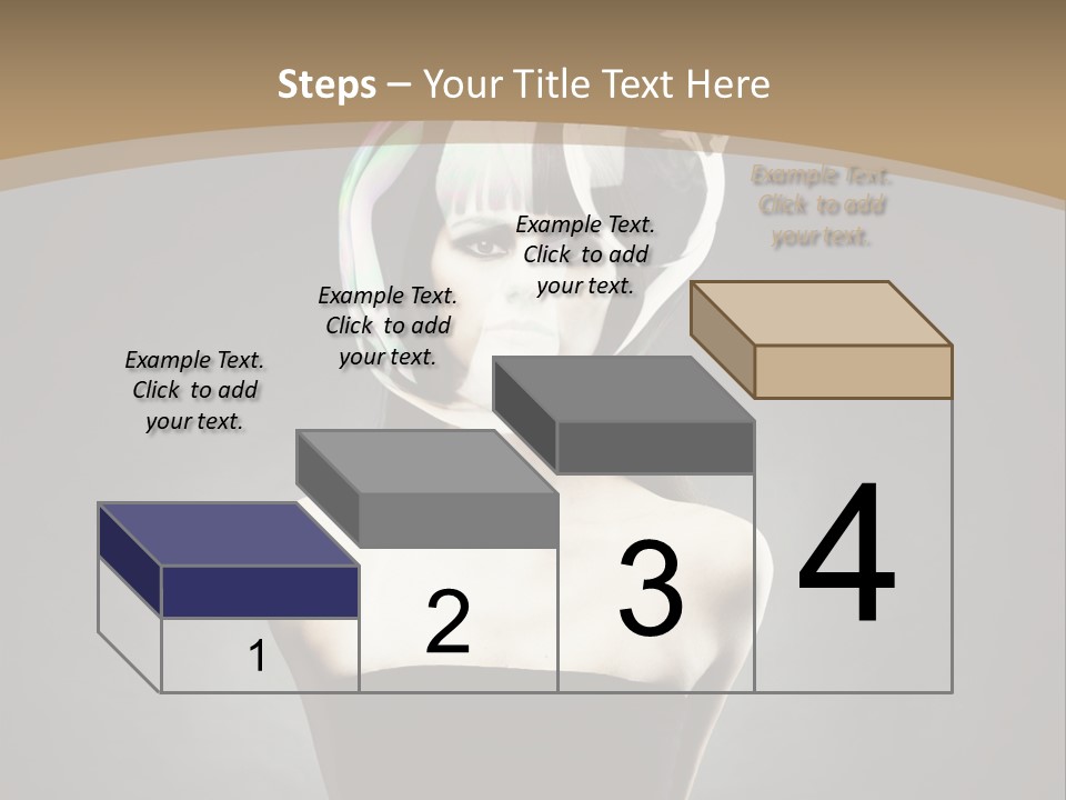 Body Aura Portrait PowerPoint Template