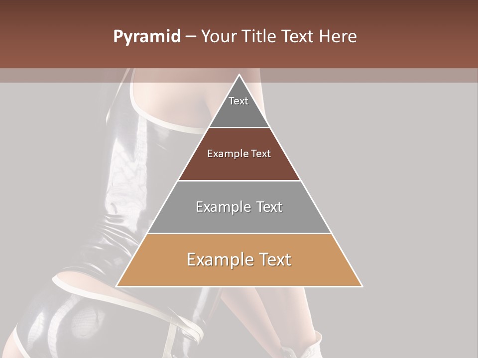 Woman Golf Playing PowerPoint Template