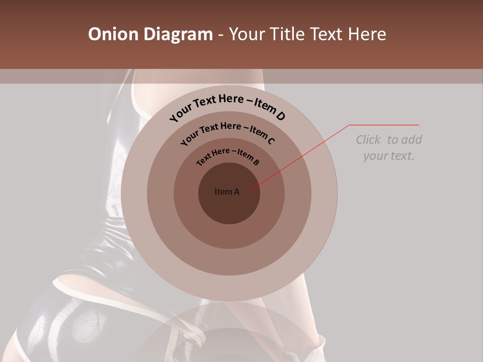 Woman Golf Playing PowerPoint Template