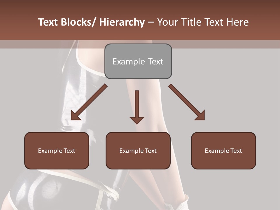 Woman Golf Playing PowerPoint Template