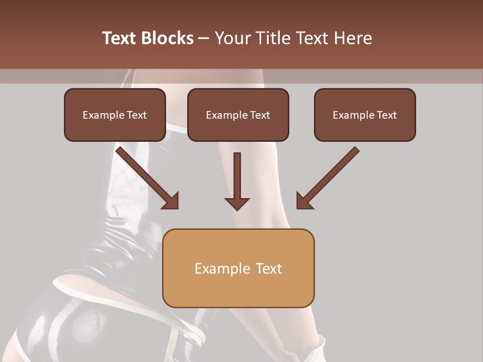 Woman Golf Playing PowerPoint Template