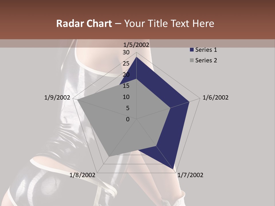 Woman Golf Playing PowerPoint Template