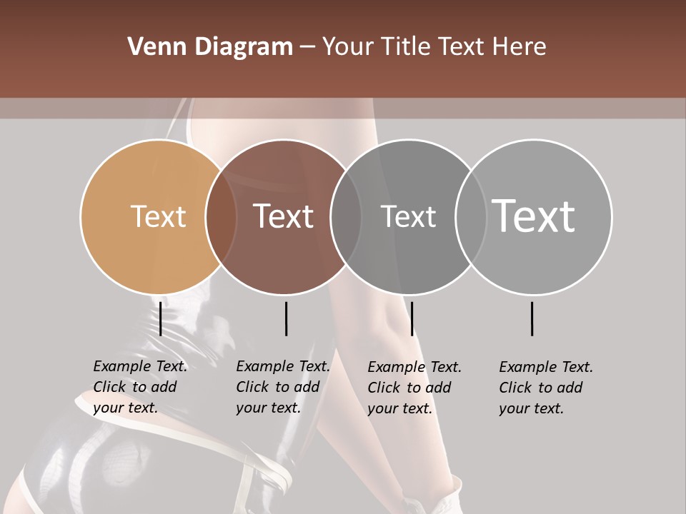 Woman Golf Playing PowerPoint Template