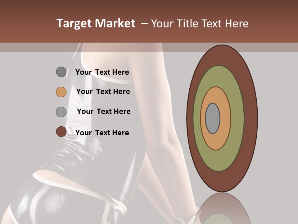 Woman Golf Playing PowerPoint Template