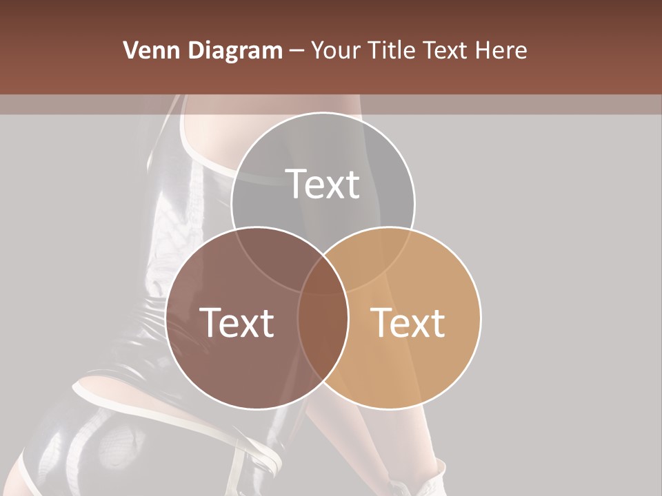 Woman Golf Playing PowerPoint Template