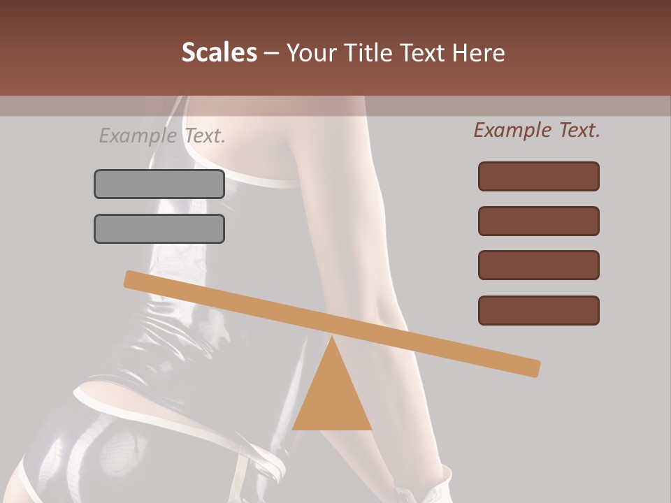 Woman Golf Playing PowerPoint Template