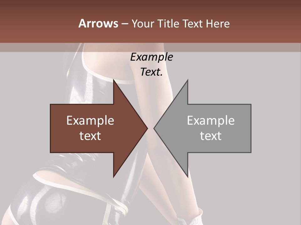 Woman Golf Playing PowerPoint Template