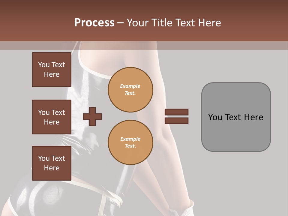 Woman Golf Playing PowerPoint Template