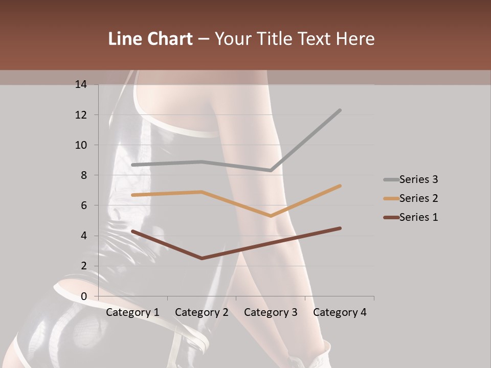 Woman Golf Playing PowerPoint Template