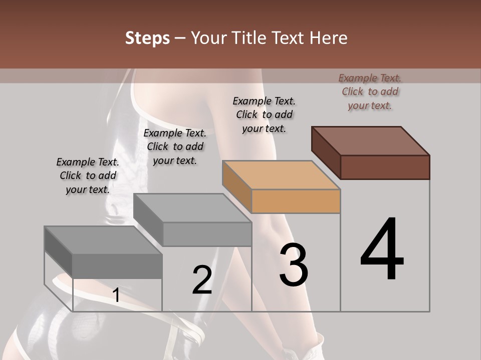 Woman Golf Playing PowerPoint Template