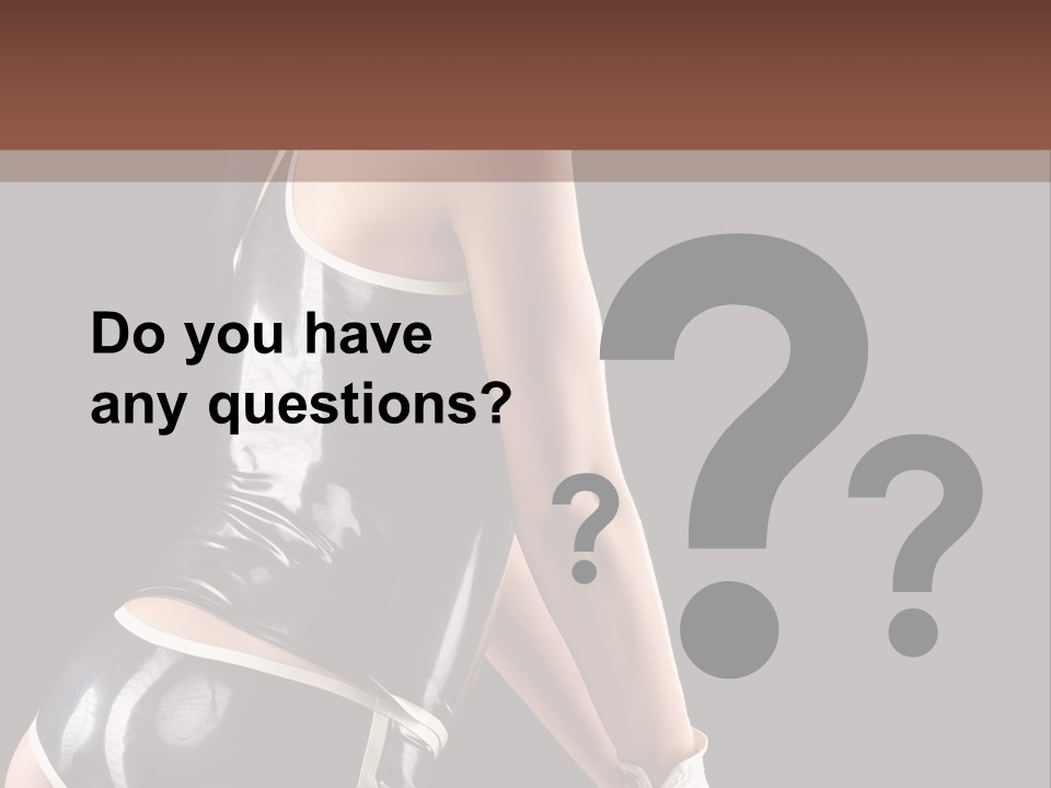 Woman Golf Playing PowerPoint Template