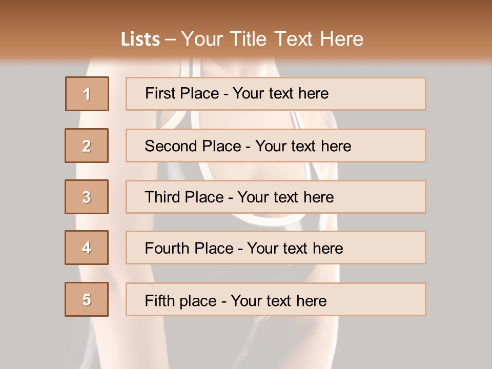 Black Golf Sexy PowerPoint Template