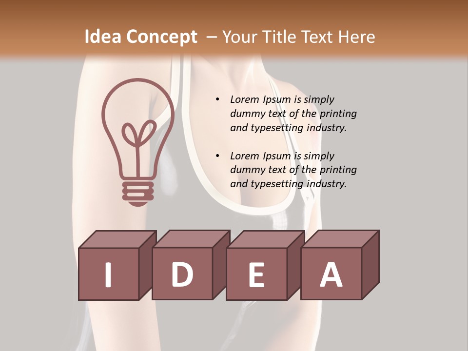 Black Golf Sexy PowerPoint Template