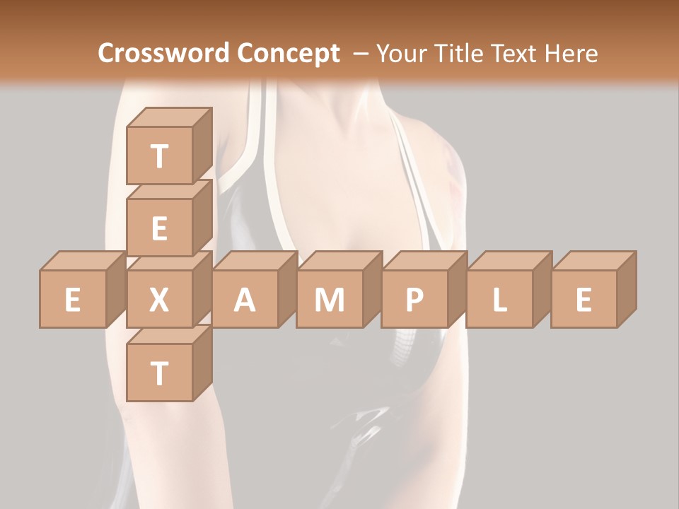 Black Golf Sexy PowerPoint Template