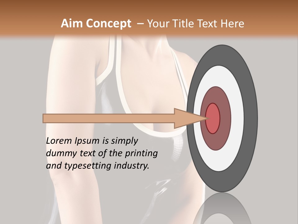 Black Golf Sexy PowerPoint Template