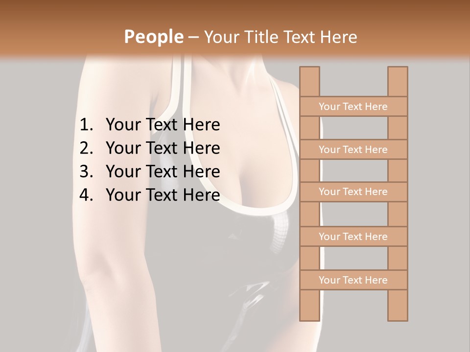 Black Golf Sexy PowerPoint Template