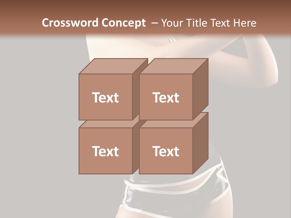 Golfer Sexy Golf PowerPoint Template