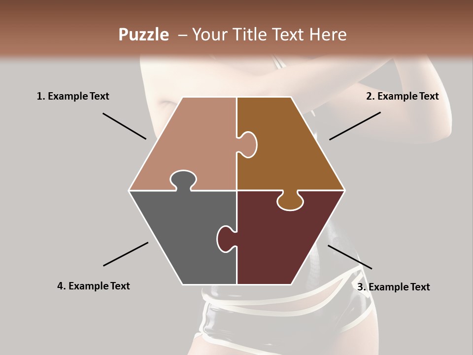 Golfer Sexy Golf PowerPoint Template