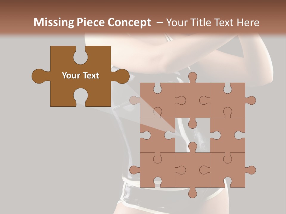 Golfer Sexy Golf PowerPoint Template