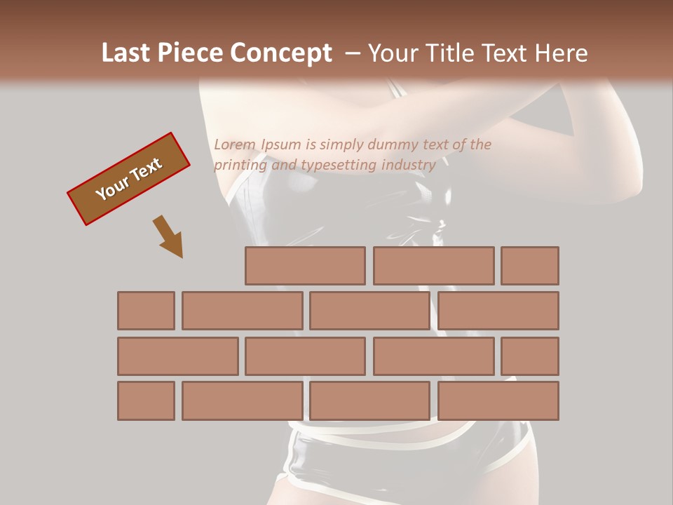 Golfer Sexy Golf PowerPoint Template