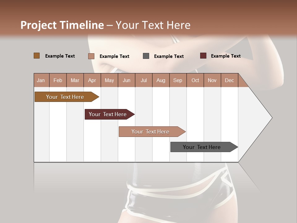 Golfer Sexy Golf PowerPoint Template