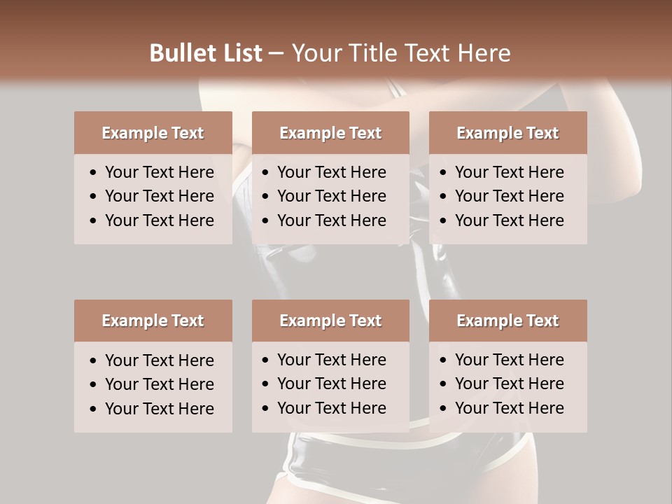 Golfer Sexy Golf PowerPoint Template