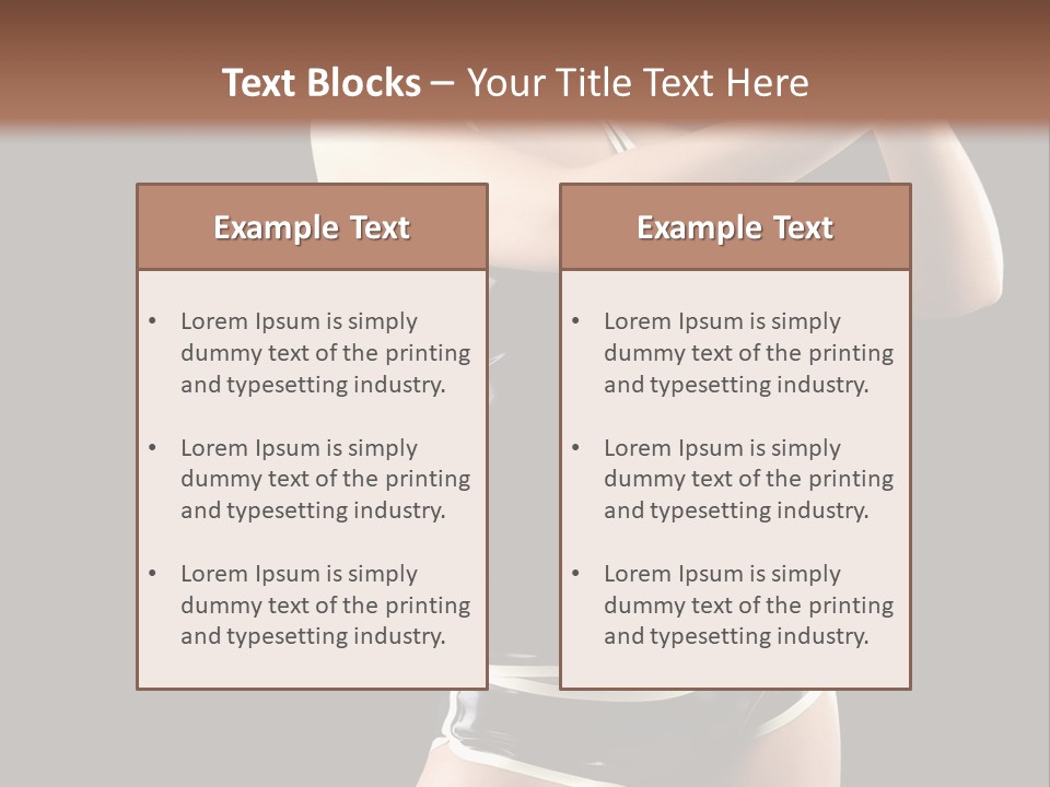 Golfer Sexy Golf PowerPoint Template