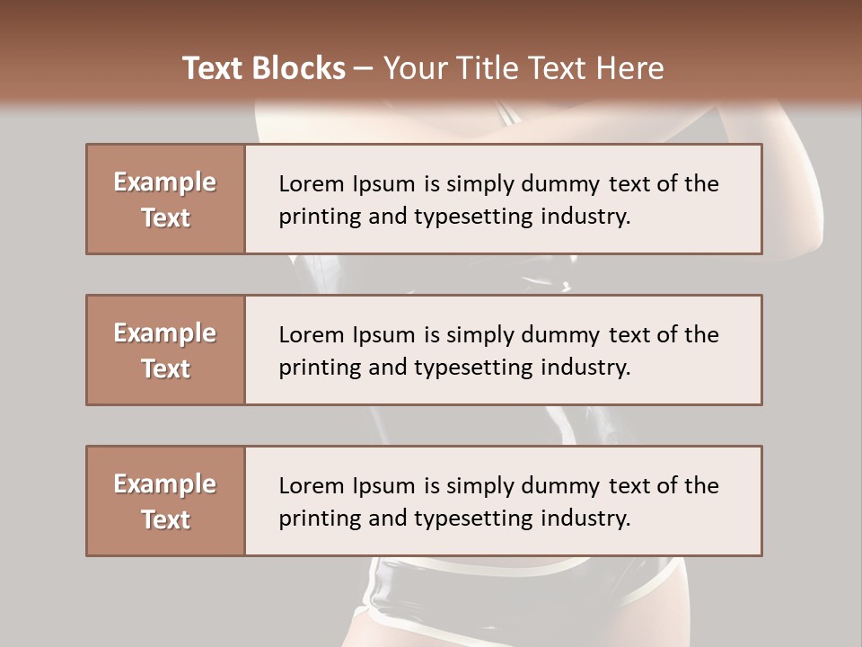Golfer Sexy Golf PowerPoint Template
