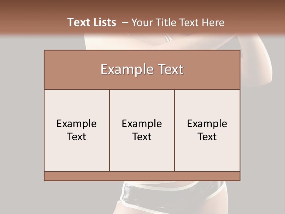 Golfer Sexy Golf PowerPoint Template