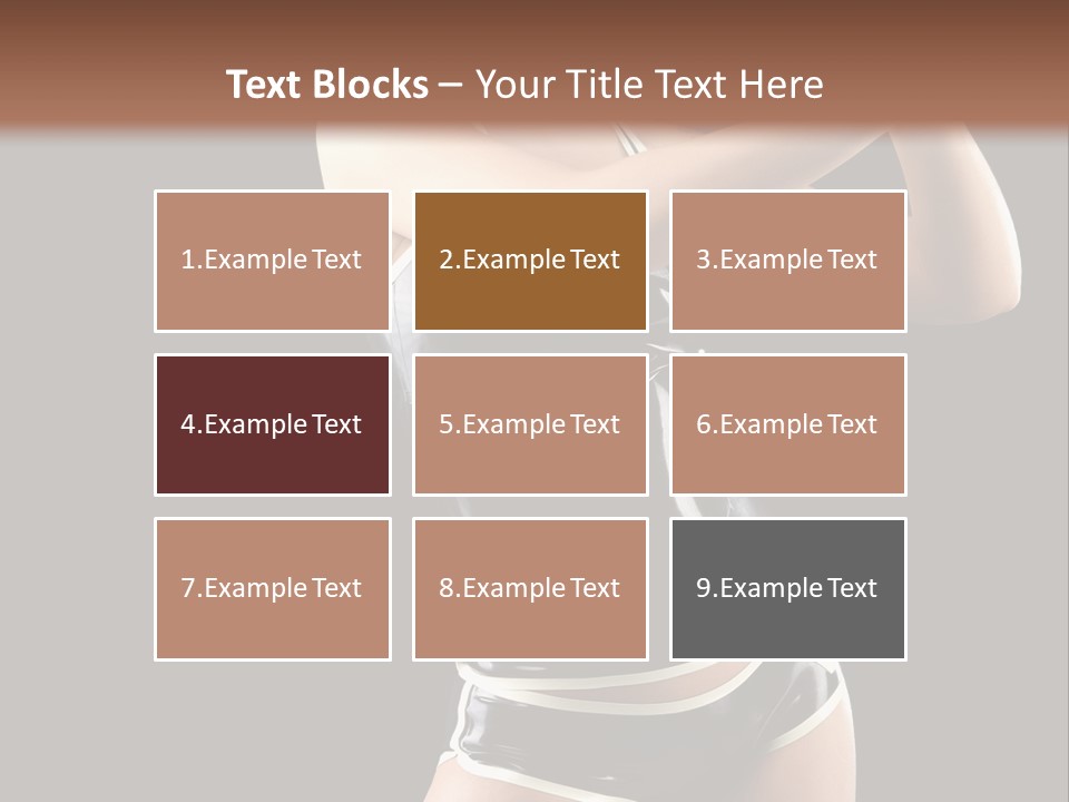 Golfer Sexy Golf PowerPoint Template