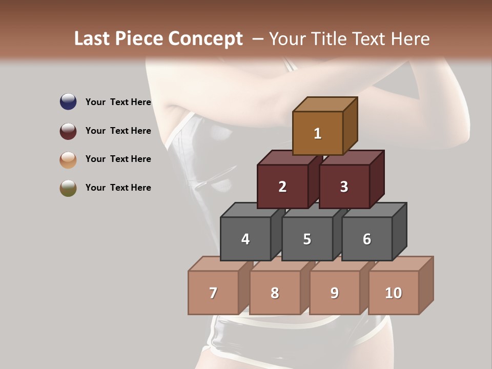 Golfer Sexy Golf PowerPoint Template