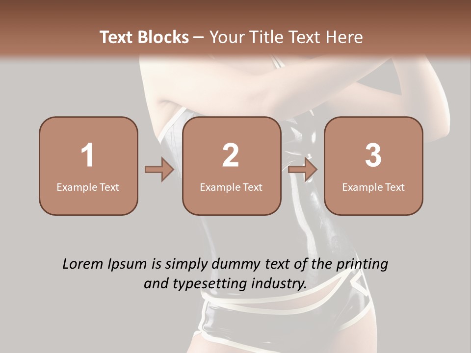 Golfer Sexy Golf PowerPoint Template