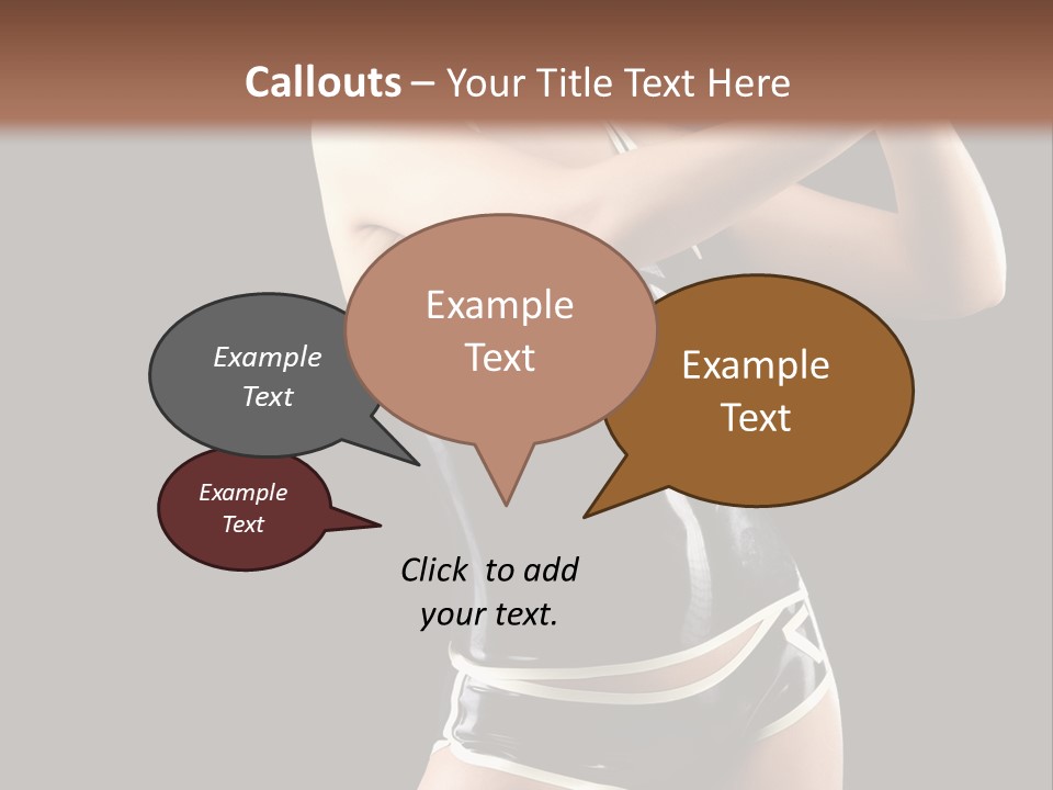 Golfer Sexy Golf PowerPoint Template