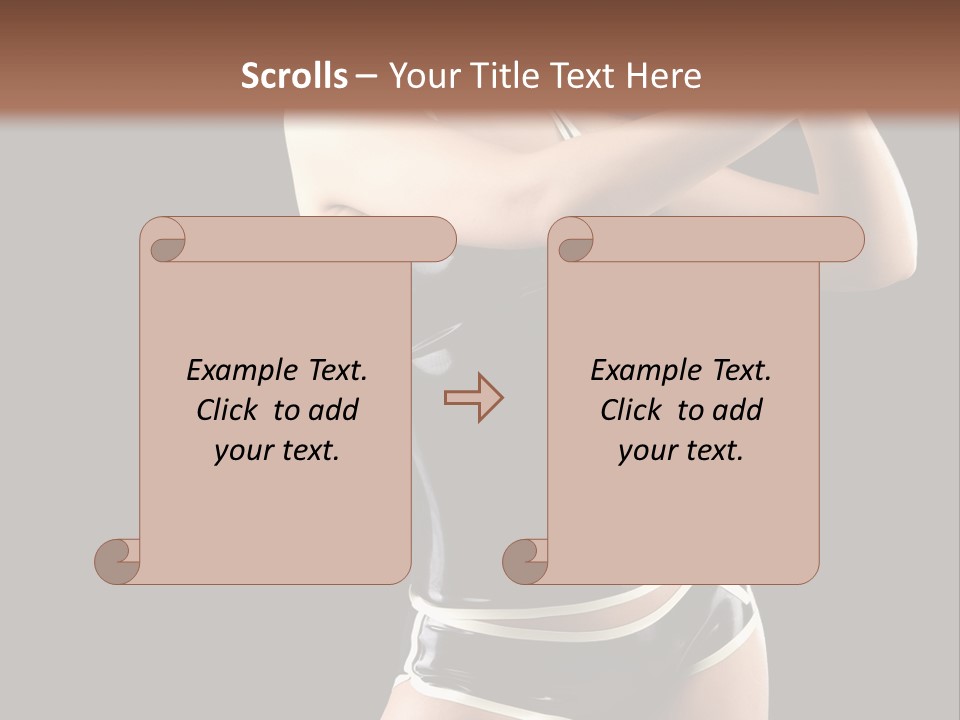 Golfer Sexy Golf PowerPoint Template