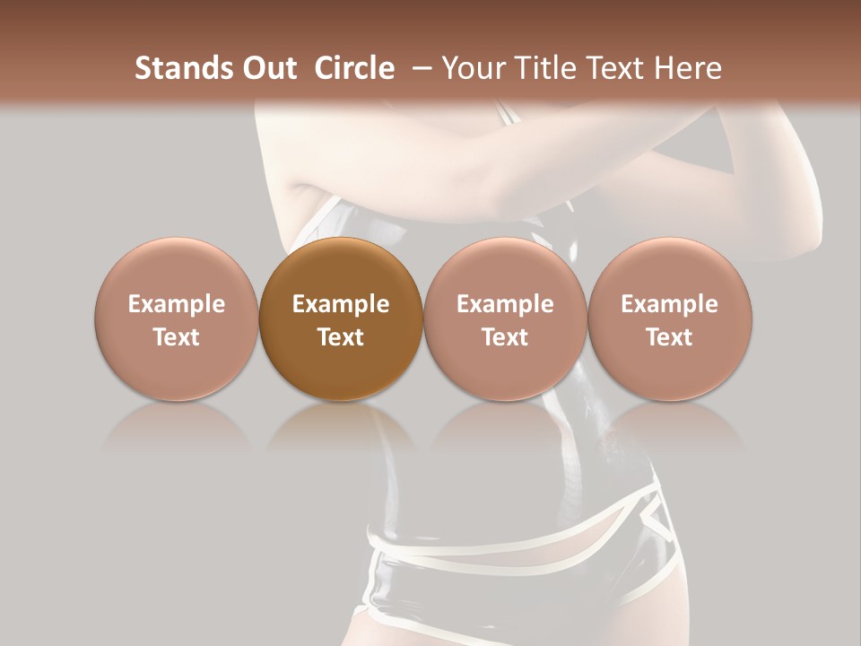 Golfer Sexy Golf PowerPoint Template