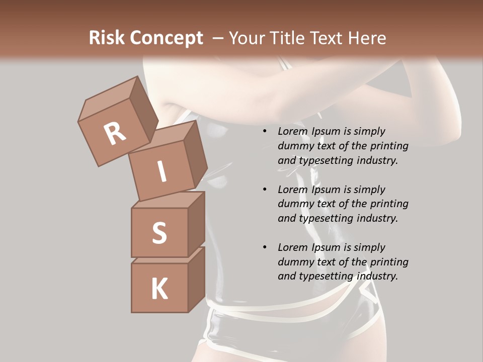 Golfer Sexy Golf PowerPoint Template