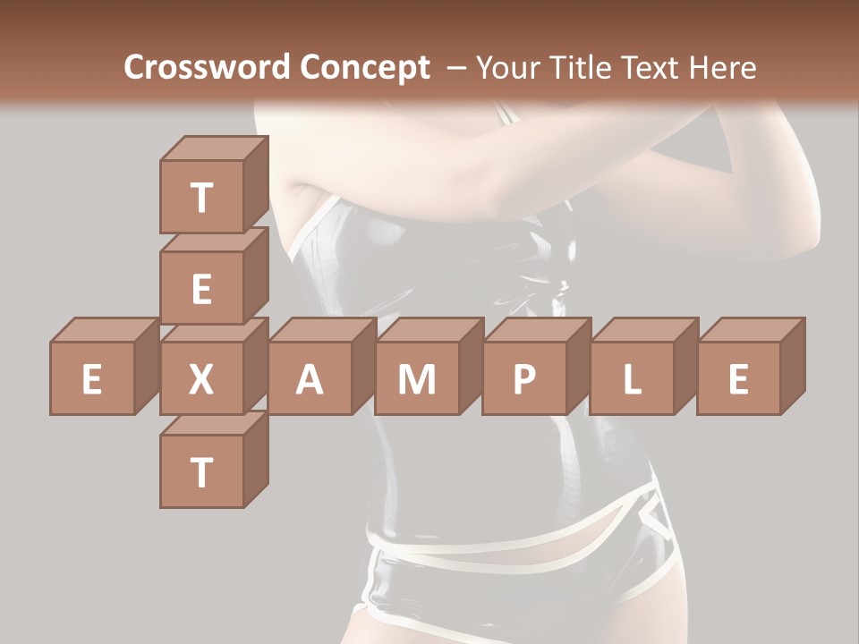 Golfer Sexy Golf PowerPoint Template