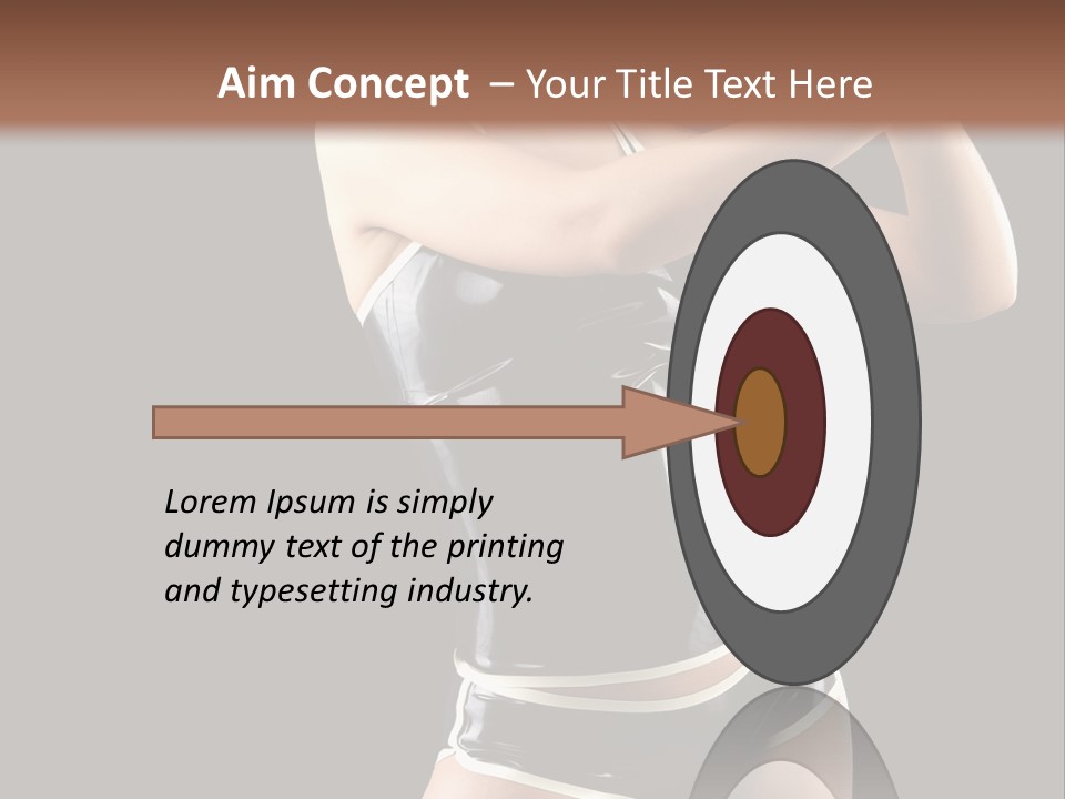 Golfer Sexy Golf PowerPoint Template