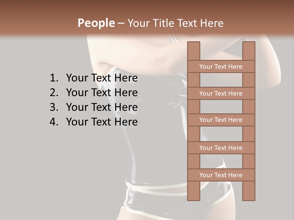 Golfer Sexy Golf PowerPoint Template