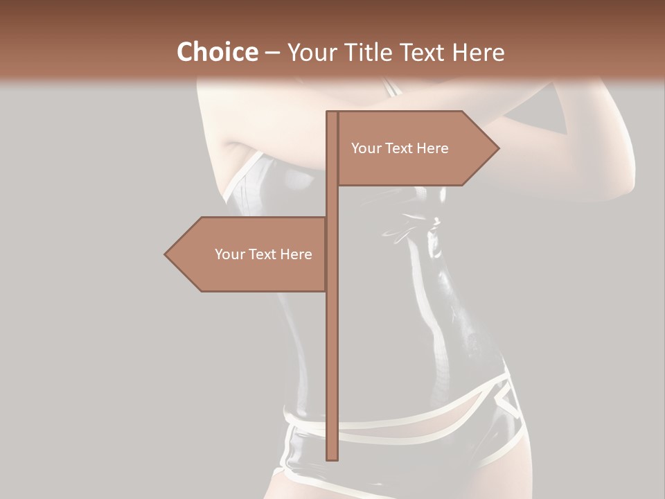 Golfer Sexy Golf PowerPoint Template