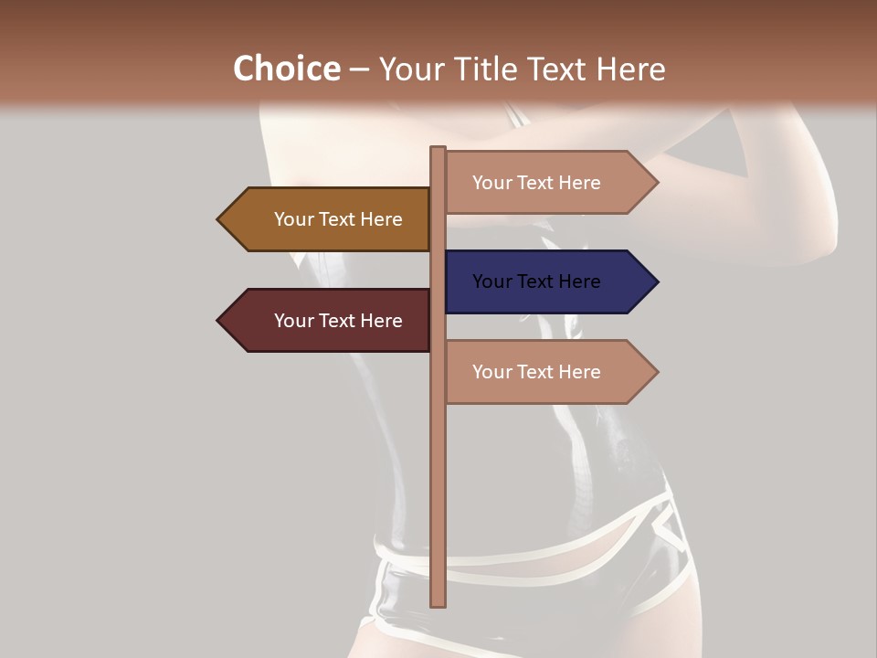 Golfer Sexy Golf PowerPoint Template