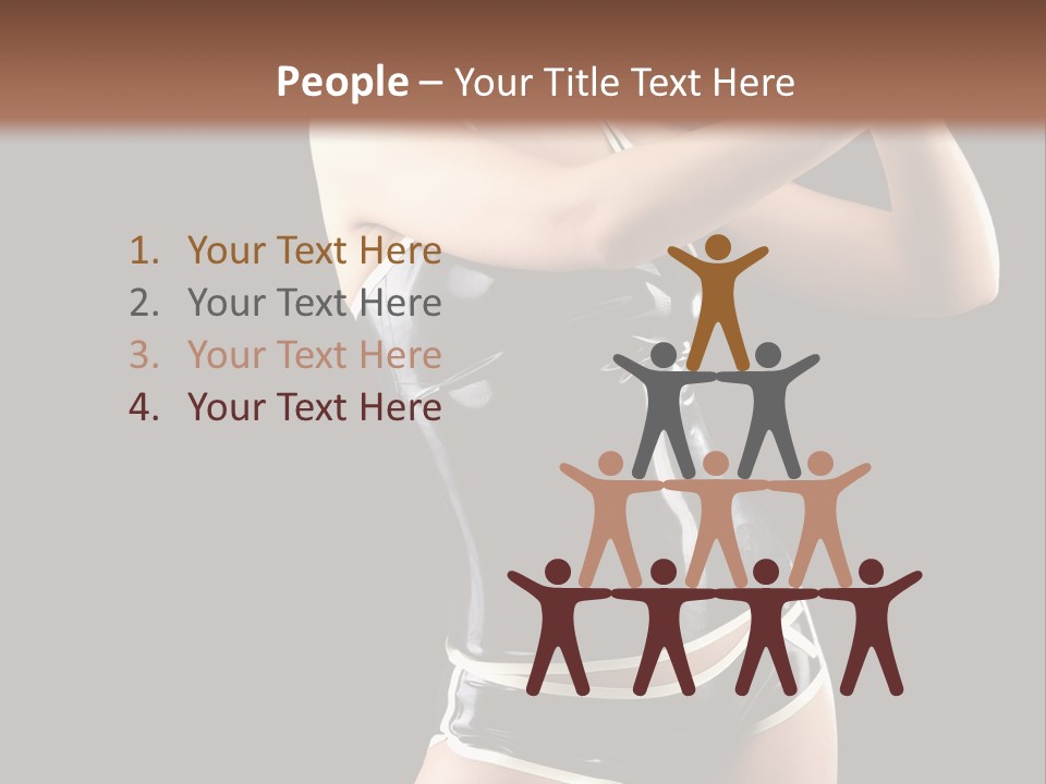 Golfer Sexy Golf PowerPoint Template