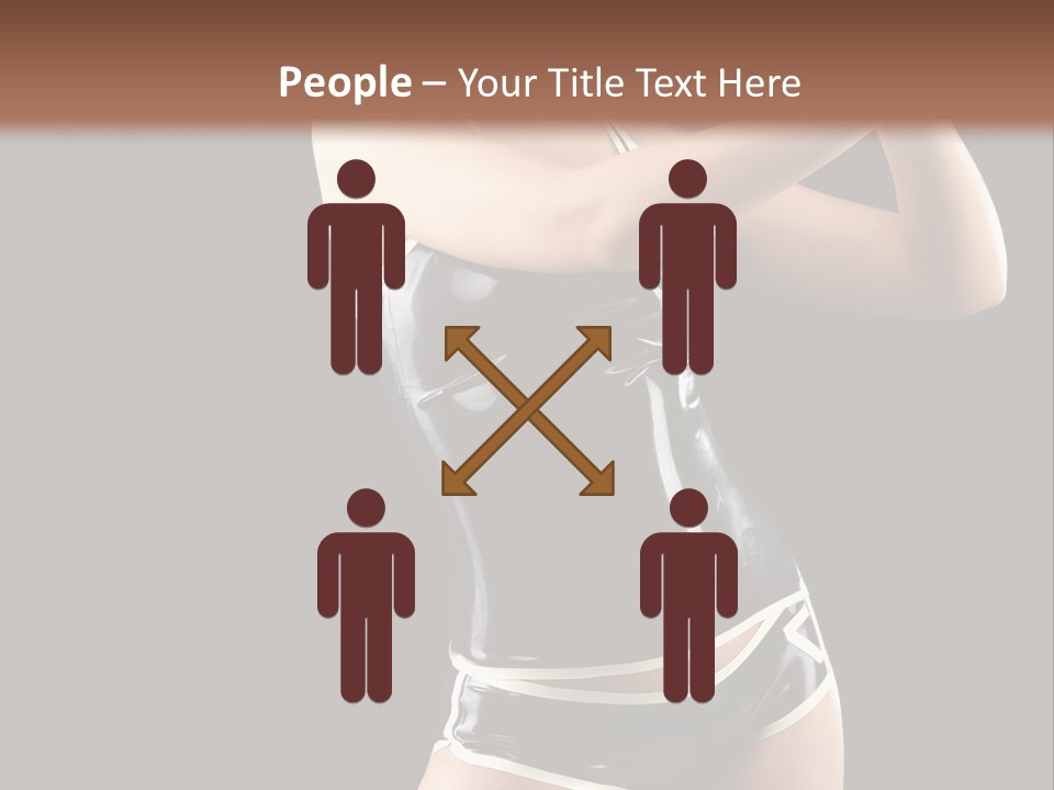 Golfer Sexy Golf PowerPoint Template