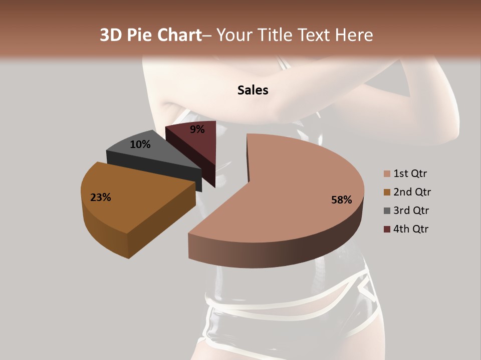 Golfer Sexy Golf PowerPoint Template