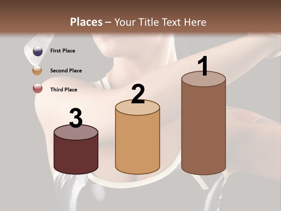 Beautiful Danger Golfer PowerPoint Template